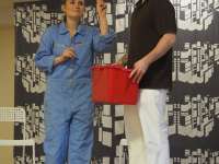 Schauspieler auf der Bühne 1